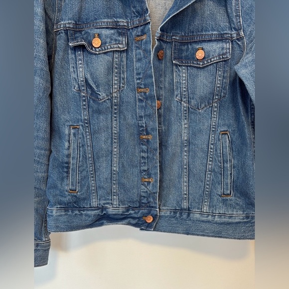Madewell the Jean jacket in Pinter wash , sz large - Picture 9 of 10